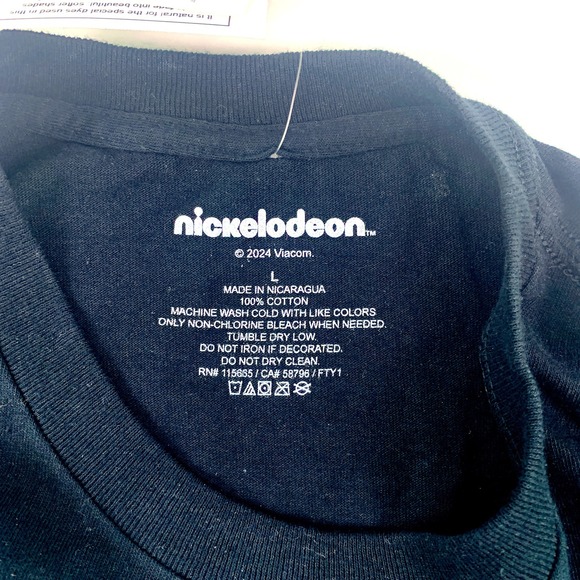 Fairly Odd Parents Cosmo & Wanda T Shirt Sz L What Could Go Wrong Black S/S SEE - Picture 5 of 11